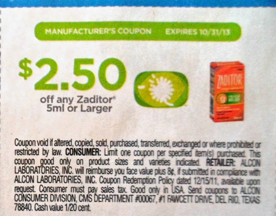 Printable Coupon For Zaditor Eye Drops Printable Word Searches